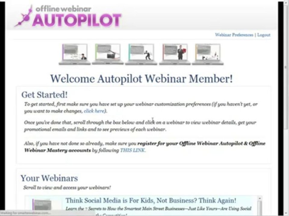 Offline Webinar Autopilot