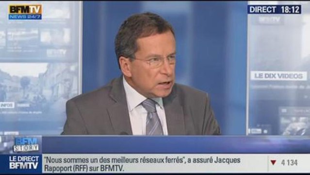 BFM Story : Après Brétigny, la SNCF et RFF lancent un plan pour sécuriser le réseau ferroviaire - 08/10