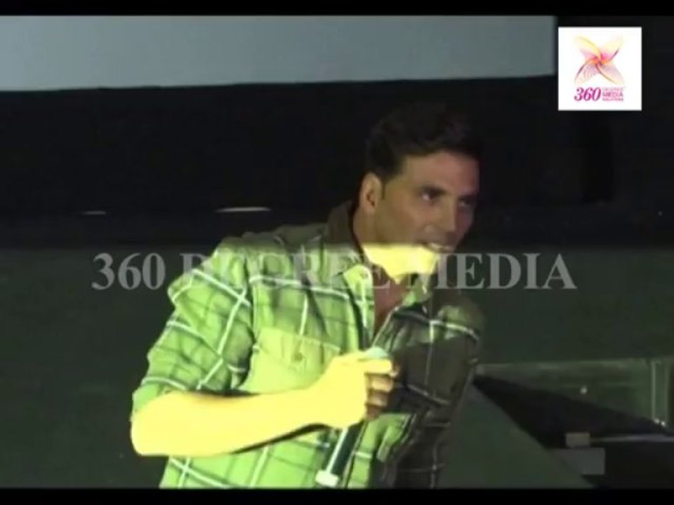 Akshay Kumar "Comedy on the Editing Scenes of the Other Co-Actor Question ?"