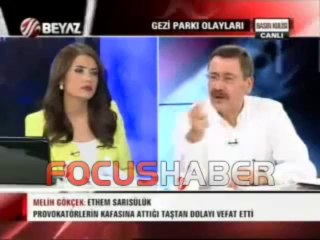 Melih Gökçek -Ethem Sarısülük, Provokatörlerin Attığı Taştan Dolayı Öldü - Video