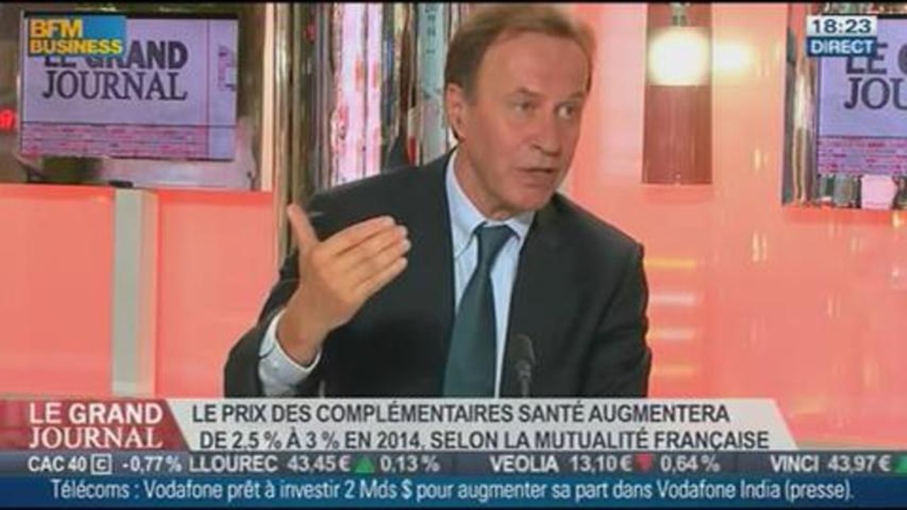 Etienne Caniard, président de la mutualité française, dans Le Grand Journal - 08/10 2/4