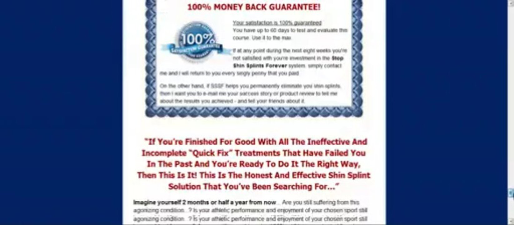 Stop Shin Splints