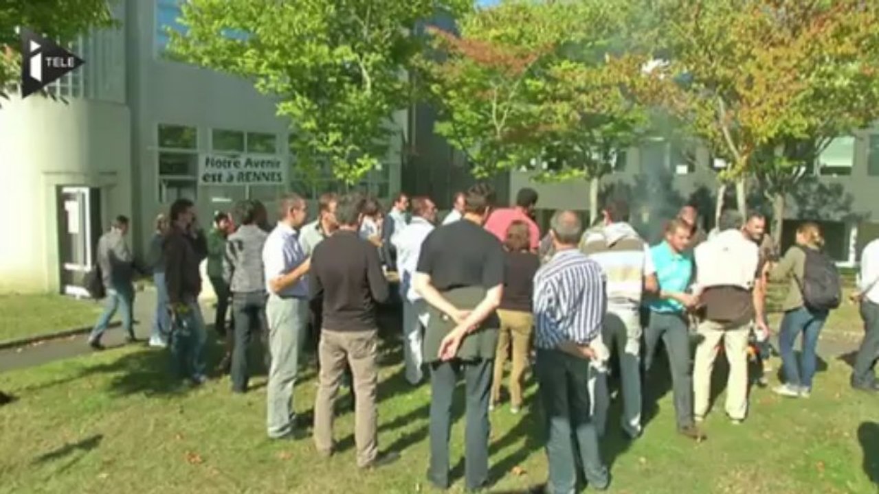 A Rennes, les salariés d'Alcatel-Lucent  se sentent "trahis"