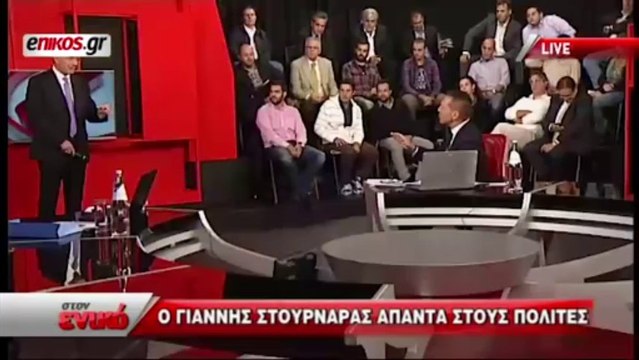 Η εκπομπή του Ν. Χατζηνικολάου στο enikos.gr με τον Γ. Στουρνάρα. Γ μέρος