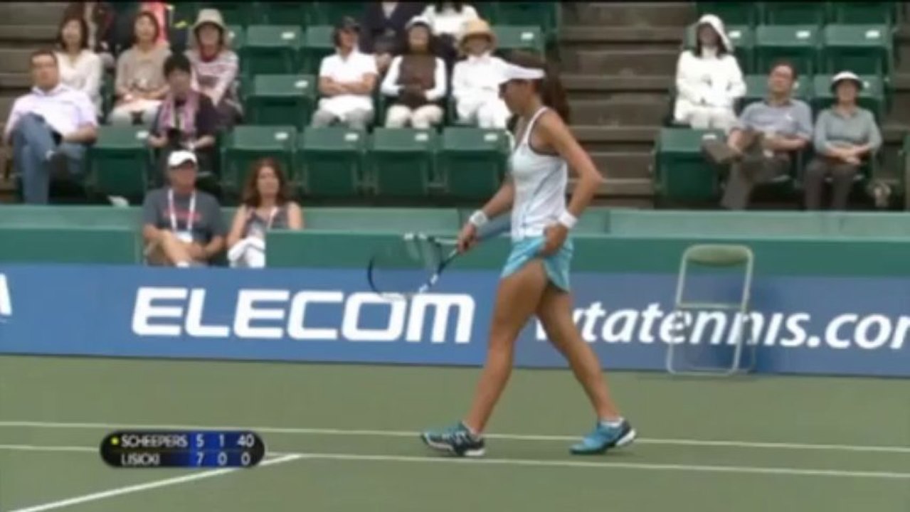 Osaka: scheepers liefert lisicki harten fight