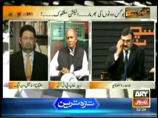 Khara Sach With Mubashir Lucman - 8th October 2013