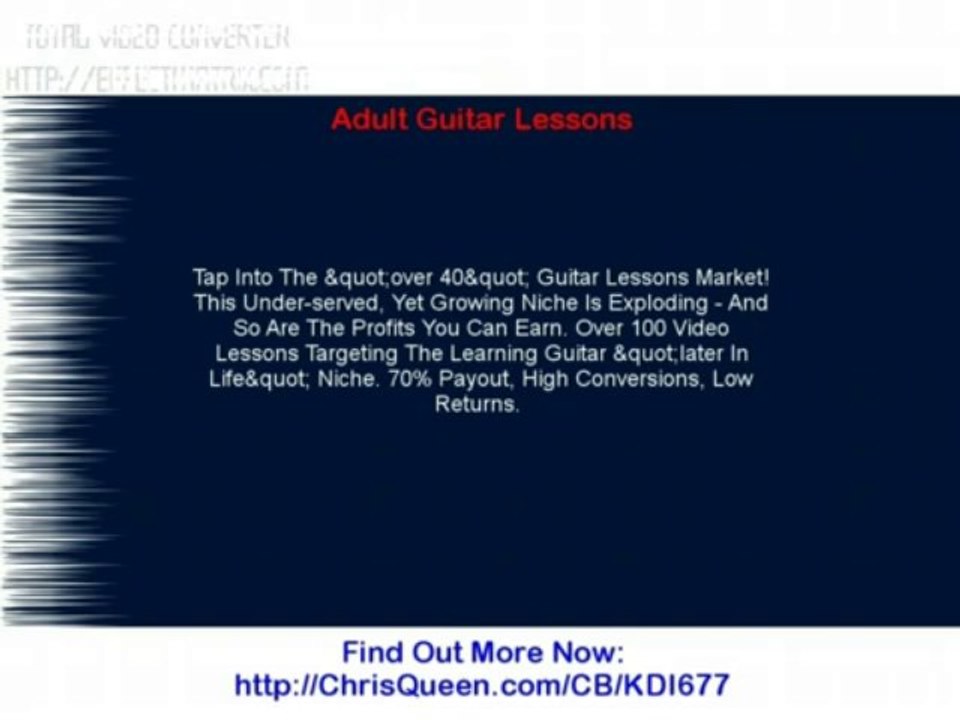 Adult Guitar Lessons