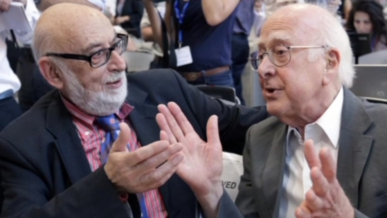 Scientists celebrate Nobel Prize behind Higgs boson