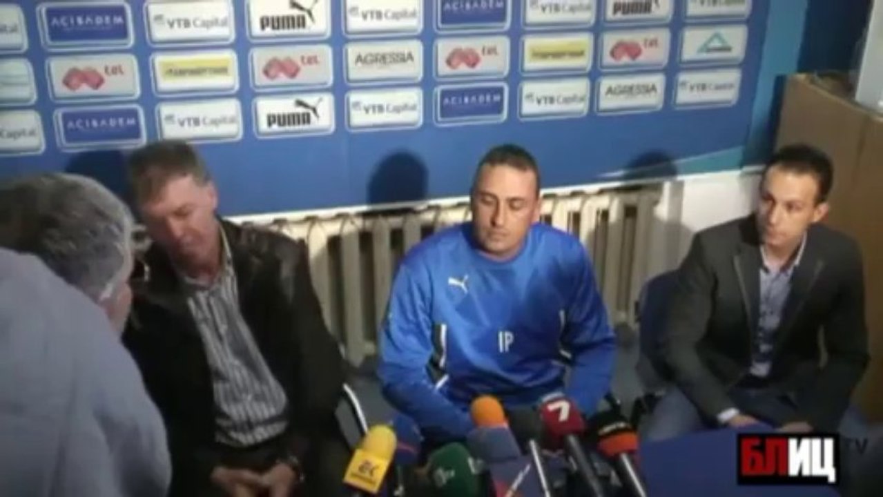 Levski Sofia fans confront new coach