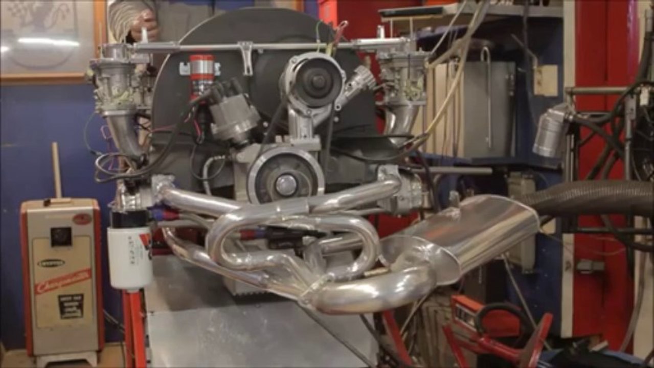 1776cc Motor op testbank bij Kaagkevers