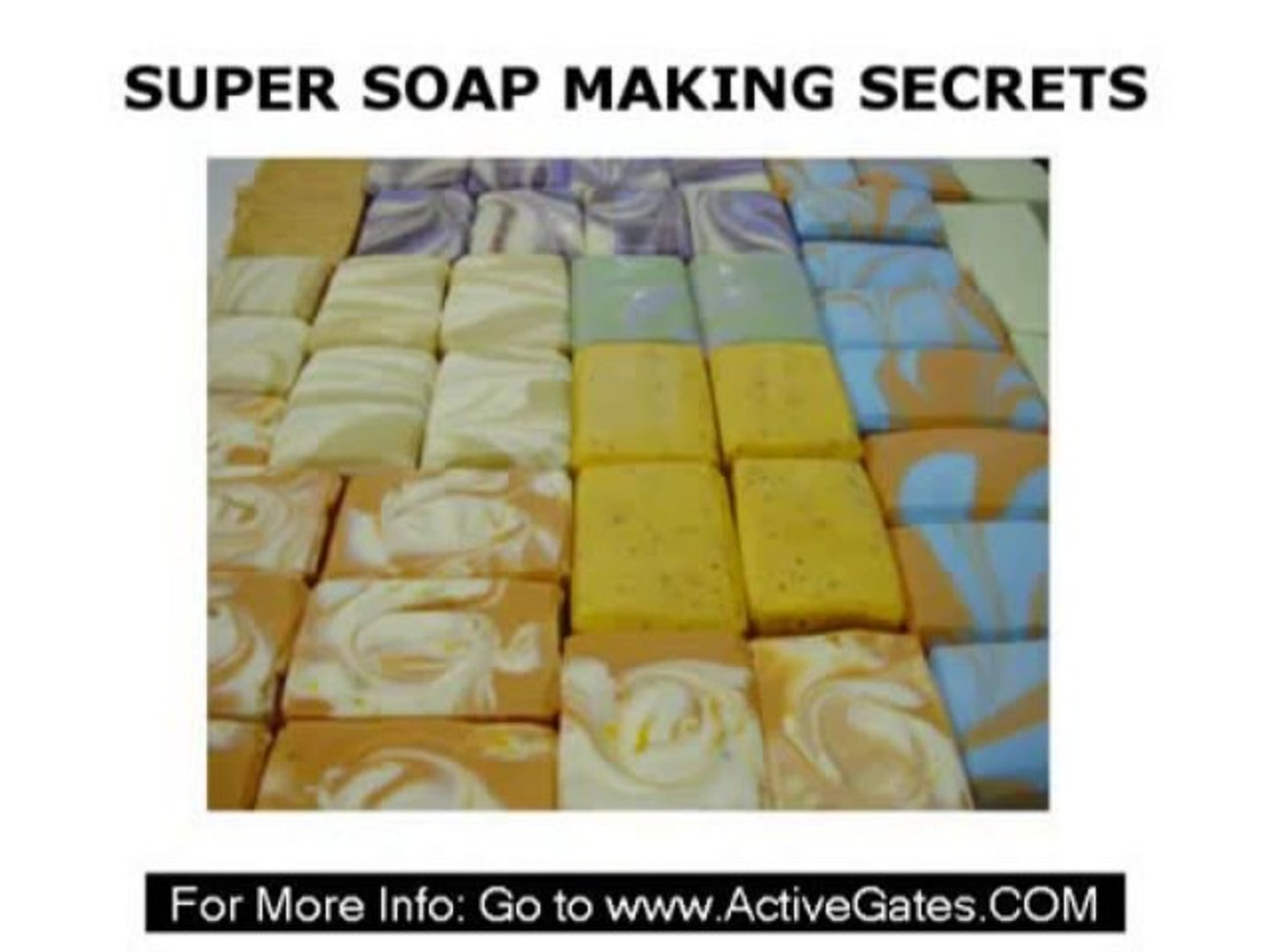 ⁣Super Soap Making Secrets - Guide on How To Cold Process Soap Recipes