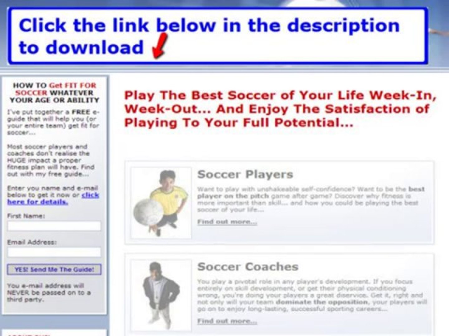 ⁣Total Soccer Fitness Ebook + Total Soccer Fitness