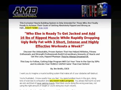 Accelerated Muscular Development - acceleratedmusculardevelopment.com