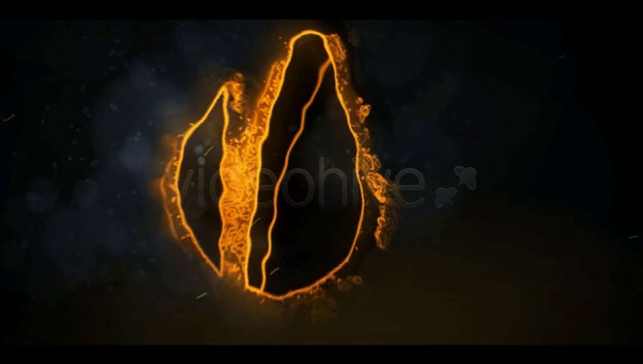Logo on fire - After Effects Template