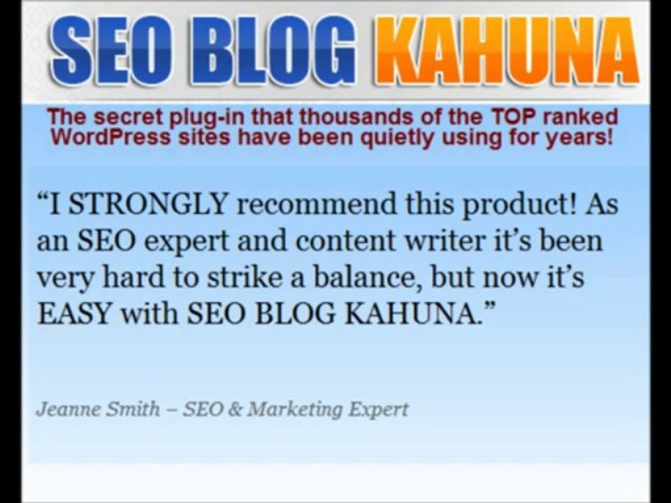 Seo blog kahuna review - Is a scam or not?