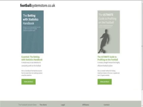 Football System Store 60% Commissions On A Range Of Systems
