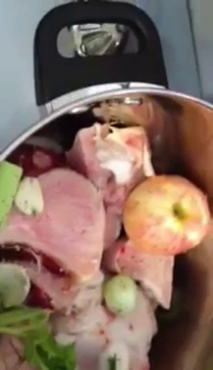 Making my first batch of bone broth