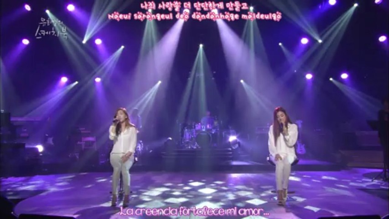 SNSD Tiffany & Taeyeon Lost in love (hangul+romanización+sub español)