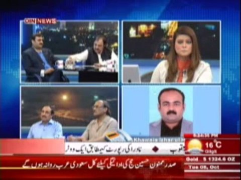 News Night with Neelum Nawab - 8th October 2013 Full Talk Show on DiN News