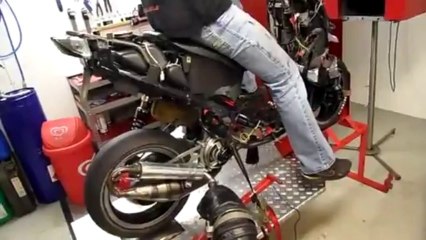 EVO 1 testbank, 20,5 HP, Nightfire red rox project