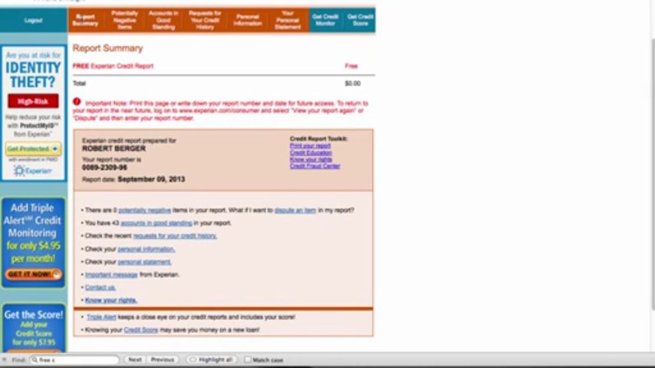 How to Get Your Free Credit Report