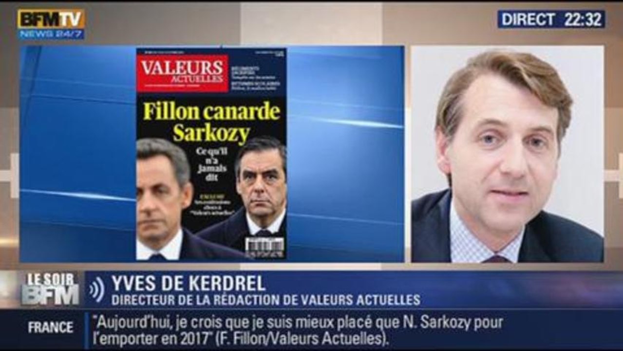 Le Soir BFM : François Fillon canarde Nicolas Sarkozy - 08/10 1/4