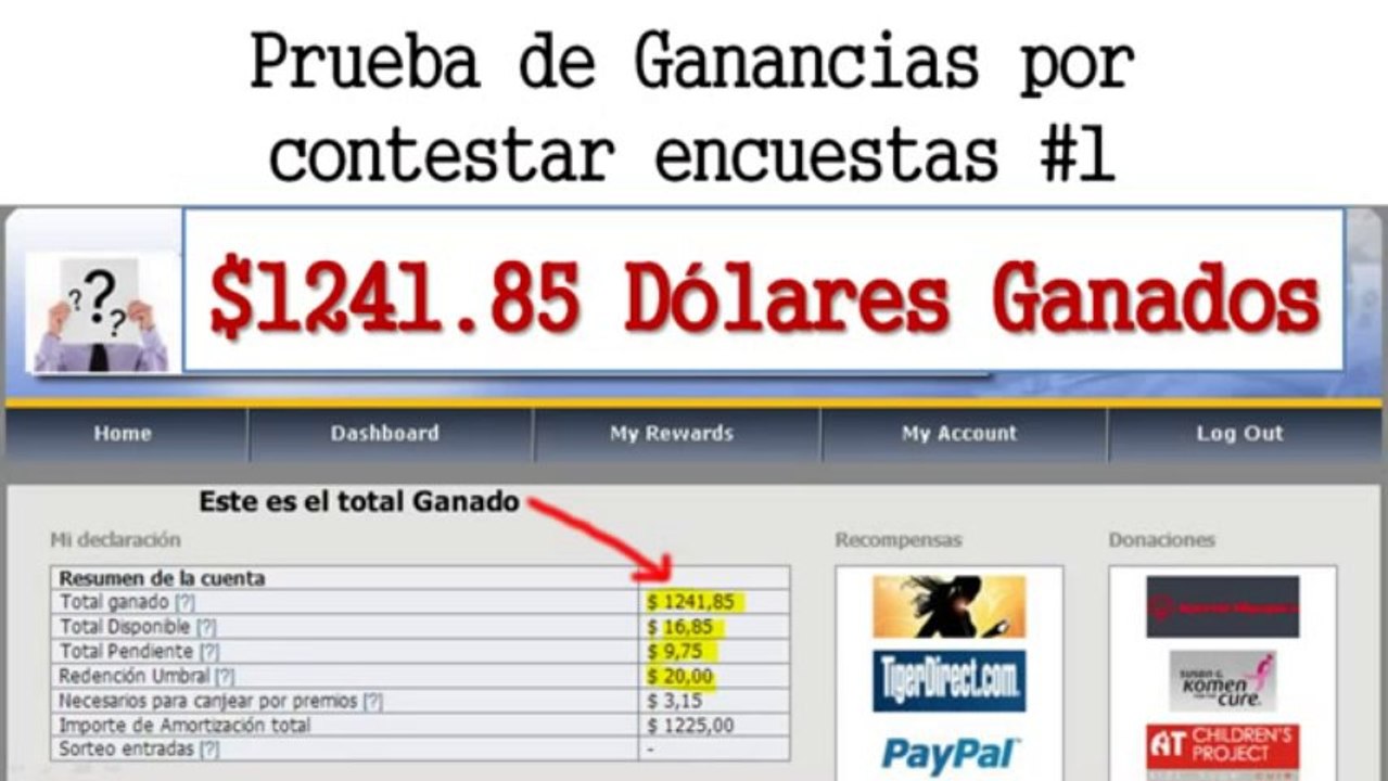 Como Ganar Dinero con Encuestas.. Encuestas para Latinos