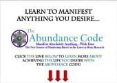 The Abundance Code By Mike Evans | Manifesting Your Desires With The Abundance Code
