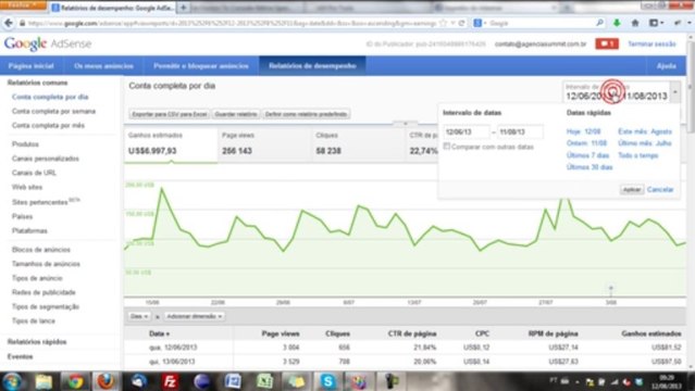 Google Adsense 2.0 Provas Reais Ganhos Atualizado 2013 Jonathan Taioba