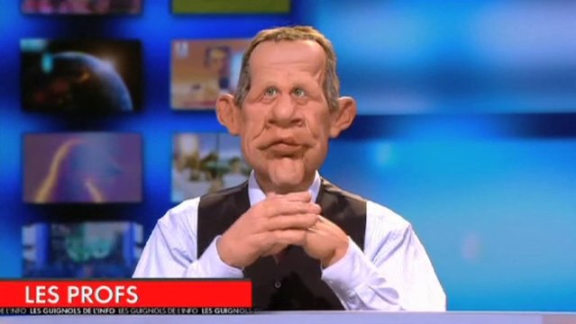 Bug technique dans Les Guignols