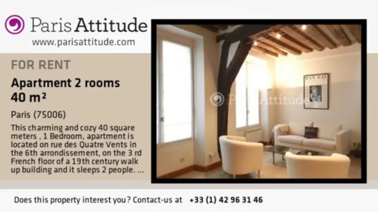 1 Bedroom Duplex for rent - St Germain, Paris - Ref. 7952