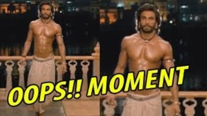 OMG - Ranveer's Dhoti Came Of On The Sets Of Ram-Leela