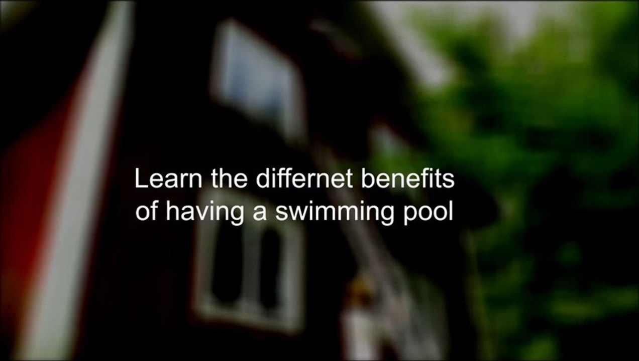 Different benefits of swimming pool - Small Construction Company
