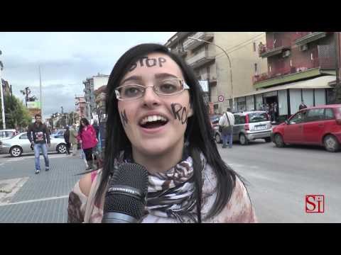 Aversa (CE) - No Inceneritore, corteo da Aversa a Giugliano -1- (08.10.13)