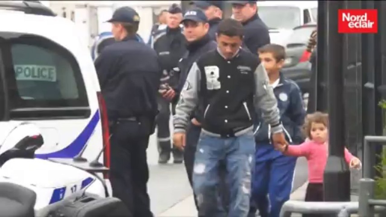 Le camp de Roms de Croix évacué ce mercredi par la police
