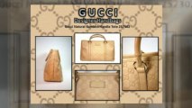 Gucci Natural Bamboo Handle Tote 257302