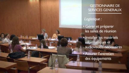 Le métier de Gestionnaire de Services Généraux