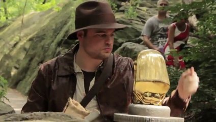 They filmed the REAL Indiana Jones in Central Parc... EPIC!!