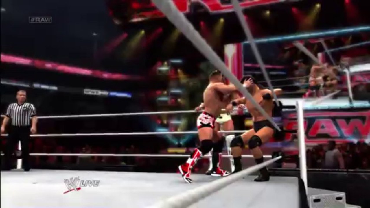Xbox 360 - WWE 13 - WWE Universe - April Week 2 Raw - Kidd & Rollins vs Tensai & McIntyre