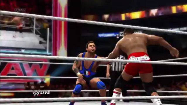 Xbox 360 - WWE 13 - WWE Universe - April Week 2 Raw - Santino Marella vs David Otunga