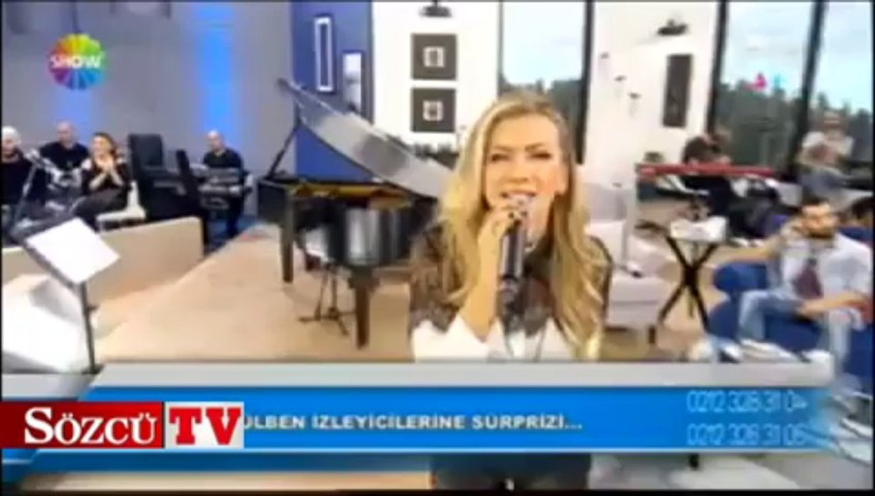 Ivana Sert canlı yayında şarkı söyledi