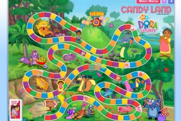Dora the Explorer - Candy Land Fiesta Game (Full Games Episodes)