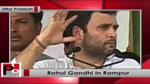 Rahul Gandhi in Rampur addresses mega Congress Rally