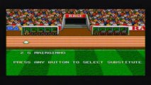 Mega Drive - Ultimate Soccer - Knockout - Semi Final - Brazil vs Czech Republic