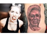 Miley Cyrus VMA Face Tattoo Inked By Obsessed Fan As His 21st Miley Themed Tattoo