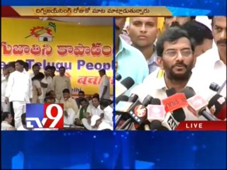 Fasting Chandrababu's sugar levels drop