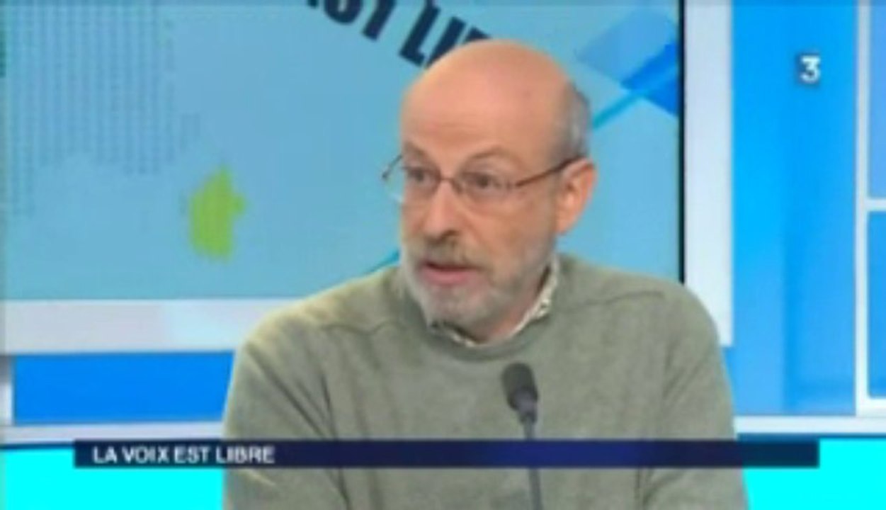 Jean Delavergne - EELV - La voix est libre 16 Février 2013 - France 3 Centre - partie 1