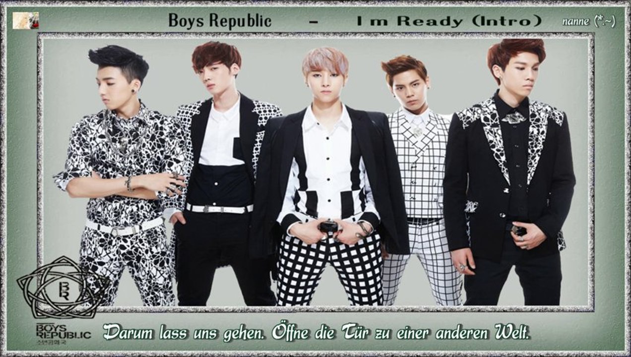 Boys Republic - I’m Ready (Intro) k-pop [german sub]