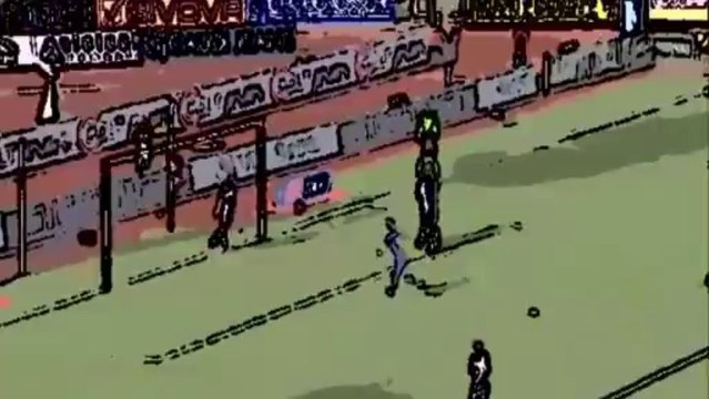 CATANIA: il gol di Barrientos col Genoa in versione Cartoon
