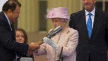 The Queen kicks off the Commonwealth Games Baton Relay